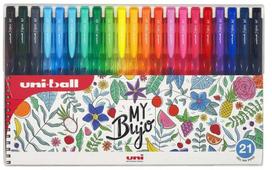 UNIBALL Uni-ball Signo RT1 (My Bujo) 21 gelinio rašiklio rinkinys su spragtelėjimu