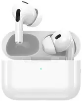 bluetooth ausinės, be laido su krovimo dėklu, spalva: balta