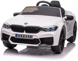 Vaikiškas elektromobilis MUKUTISRIDES BMW M5 DRIFT (baltas, vienvietis)