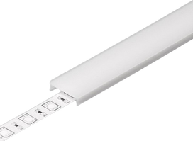 LED juostos profilio dangtelis C3 CLICK, baltas, 1m