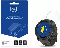 Išmaniojo laikrodžio ekrano apsauga 3mk Watch Protection FlexibleGlass, skirta Garmin Instinct 3 50mm (Amoled, Solar)
