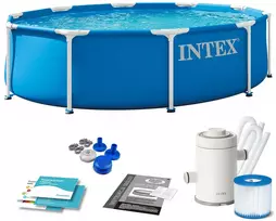 INTEX 28202ND lauko baseinas su rėmu 305 x 76 cm 9in1