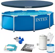 INTEX 28202ND išorinė rėminė baseino sistema 305 x 76 cm 10in1