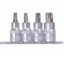 Galvučių rinkinys TORX 4 vnt. 1/2" (T40, T45, T55, T70) AvtoDelo (39834, BALTWERK)
