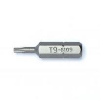 Antgalis žvaigždinis (TORX), kotas 1/4", L 30 mm, T9 (6109, GENIUS)