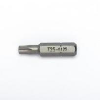 Antgalis žvaigždinis (TORX), kotas 1/4", L 30 mm, T25 (6125, GENIUS)