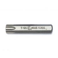 Antgalis žvaigždinis (TORX), kotas 5/16", L 56 mm, T55 (6355, GENIUS)