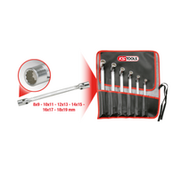 KS Tools terkšlinių raktų su lankstomomis galvutėmis komplektas (517.0310, KS TOOLS)