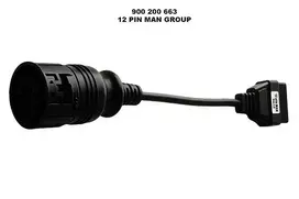 OBD kabelis 12 kontaktų MAN sunkvežimiams (W074062663CH, AUTOCOM)