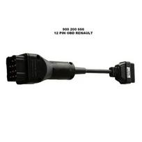 OBD kabelis 12 kontaktų RENAULT sunkvežimiams (W074062666CH, AUTOCOM)
