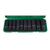 ⬡ Ilgų smūginių galvučių rinkinys 1/2" 10 vnt. (CL105410, CHANGLU TOOLS)