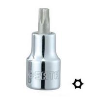 ⬡ Galvutė su TORX antgaliu 3/8" 50L (su centrine skyle) T-60 (S22604, SATA)