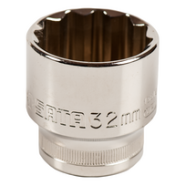 ⬡ Galvutė 1/2" 12-briaunė 14 mm (S13605, SATA)