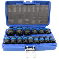⬡ Smūginių galvučių rinkinys 1/2" 15 vnt. (KR3169915, KINGROY)