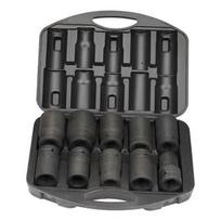 ⬡ Smūginių galvučių rinkinys 1" 10 vnt. (17-41 mm) (BD10)