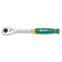⬡ Terkšlė su greituoju atleidimu 3/8", minkšta rankena, 72 dantukai (ST12971G, SATA)