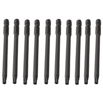 ⬡ 1/4" (6.3 mm) smūginė galvutė su TORX-S antgaliais, 10 vnt. T8 x 100 mm (CL510408, CHANGLU TOOLS)