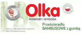 Olka Bambukinė paklodė su guma 140x70 cm, balta