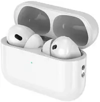 komfortiškos belaidės bluetooth ausinės, baltos