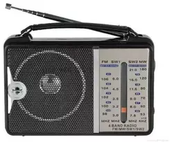 Radijo imtuvas Universalus nešiojamas radijas AM/FM/SW2 su antena