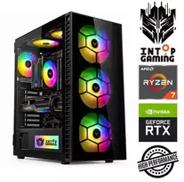Stacionarus kompiuteris INTOP Ryzen 7 5700X 32GB 500SSD M.2 NVME+2TB RX580 8GB no-OS (RW90664NS) (Atnaujinta)