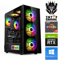 Stacionarus kompiuteris INTOP Ryzen 7 5700X 32GB 1TB SSD M.2 NVME+2TB RTX5060Ti 16GB WIN11 (RW88507WH) (Atnaujinta)