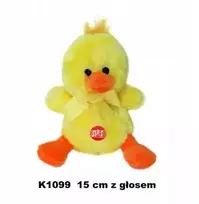 Bez Marki Pliušinė antis su balsu 15cm sekmadienis K1099 sekmadienis