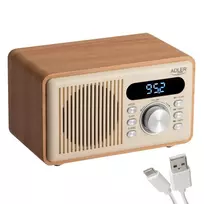 Radija su laikrodžiu ,bluet,MP3 ,USB ADLER AD-1923