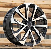 Ratlankis RACINGLINE FBX416 R17x7 5x114.3 ET 40 CB 60.1 (Black Polished)