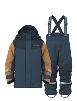 Didriksons - Skare Multi Kids' Set - Slidinėjimo kombinezonai ir komplektai - Tamsiai mėlyna