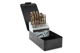 Urbumu komplekts Kamasa Cobalt, K10934, KAMASA TOOLS, 25 gab. dažādu izmēru (1-13 mm) tērauda urbji ar 5% kobalta sakausējumu