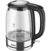 Amica Stiklinis elektrinis virdulys KD2050G 1194222, 1.7l, 2200W, LED apšvietimas, 360° besisukantis pagrindas, kalkių filtras