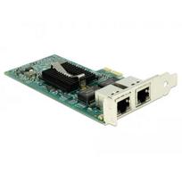 Delock Tinklo adapteris 89944, PCIe, 2x Gigabit LAN, 1000Mbps, Wake On LAN, 9k Jumbo Frames, PXE
