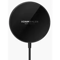 Vonmählen Aura Mini magnetinis belaidis įkroviklis su USB-C laidu, 15W, juodas