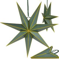 Popierinė Dekoracija – žalioji 60 Cm žvaigždė „saska Gift & Decor“