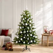 Dirbtinė Kalėdų eglutė su burbulais 120 cm 150 LED Šilta balta