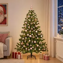 Dirbtinė kalėdinė eglutė su rutuliuku 240 cm 300 LED