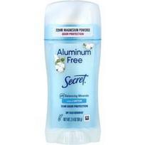 Secret, Dezodorantas be aliuminio, medvilnė, 2.4 oz (68 g)