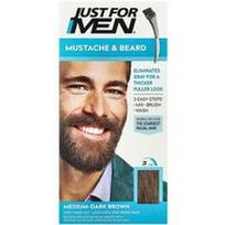 Just for Men, Ūsai ir barzda, teptuko spalvos, M-40 vidutiniškai tamsiai ruda, 1 daugkartinio naudojimo rinkinys