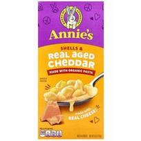 Annie's Homegrown, Makaronai su sūriu, kriauklėmis ir brandintu čederiu, 170 g