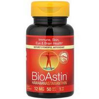 Nutrex Hawaii, BioAstin®, Havajų astaksantinas, 12 mg, 50 minkštųjų kapsulių