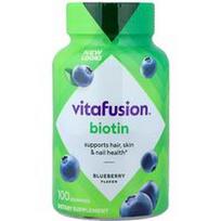 VitaFusion, Biotino guminukai, mėlynių, 100 guminukų (2500 mcg viename guminuke)