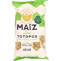 Siete, „Maiz Totopos“ kukurūzų tortilijų traškučiai, laimo skonio, 212,6 g