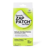 Carbon Theory Supacylic Acne Patches. Zap Patch Pin-Point (Salicylic Acid Spot Patches) 40 pcs