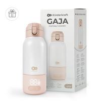 KINDERKRAFT nešiojamas buteliukų šildytuvas-termosas GAJA, 2-in-1, beige, KEGAJA00BEG0000