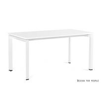Biuro stalas | PASON - MANAGER DESK - WHITE - FRAME AND TOP - 150X80 CM