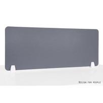 Biuro stalų akustinė sienelė | 100 x 40 cm | Pilka