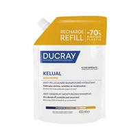 Ducray, Kelual Squanorm, Hair Treatment Shampoo, Anti-Dandruff, For Scalp With Dry Dandruff, Refill, 400 ml