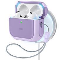 Dėklas ESR Orbit HaloLock MagSafe, skirtas Apple AirPods 4 - violetinis