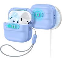 Dėklas ESR Pulse HaloLock MagSafe ausinėms Apple AirPods 4 / 5 - šviesiai mėlynas